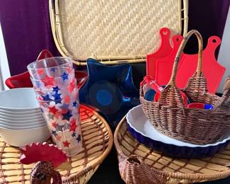 Picnic In Red White And Blue Style 