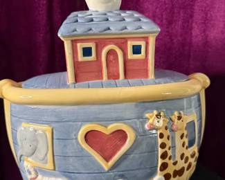 Noahs Ark Cookie Jar By Susan Winger For Certified International Corp 