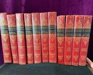 Harvard Classics Set Of Eleven Books