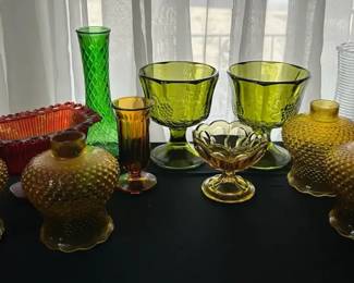 Colored Glass Decor vase Collection 