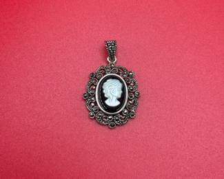 Sterling Silver Cameo Pendant