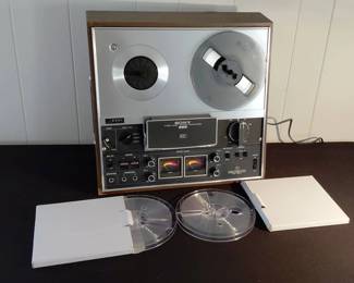Vintage Sony TC377 ReelToReel Three Head Stereo Tape Recorder