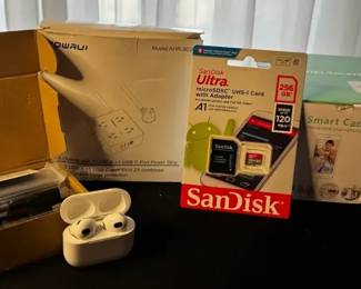 WiFi Smart Camera, Ear Pods More Mystery Lot 