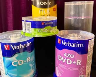 Generous Supply Of CdR DVD Disks