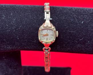 Vintage Bulova Gold Plated Watch
