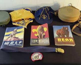 Vintage Boy Scouts Cub Scouts Items