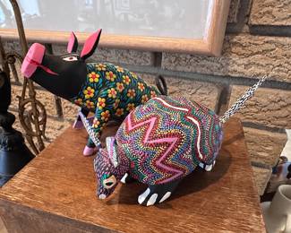 Oaxacan hand painted art 