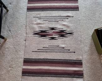 Ortega's Chimayo, NM handwoven rug