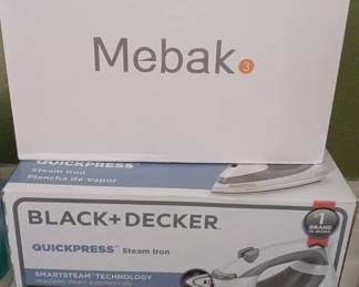 Mebak 3 Muscle Massager & Black & Decker QuickPress Steam Iron