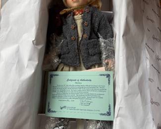 Duck House Heirloom Porcelain Doll Monica $40