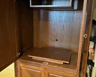 OAK TV CABINET