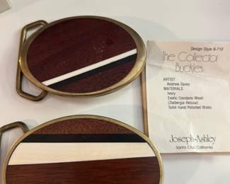 JOSEPH ASHLEY BELT BUCKLES