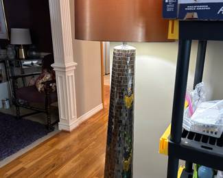 AMBER MOSAIC FLOOR LAMP