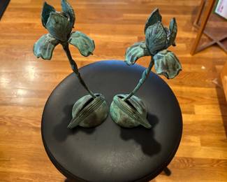 VINTAGE SILVESTRI VERDIGRIS PATINA (BRONZE?)