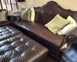 Leather couch