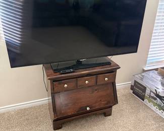 Ethan Allen Mid Century Old Tavern sugar bin side table