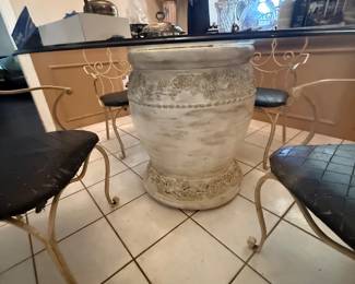 Base of dinette table