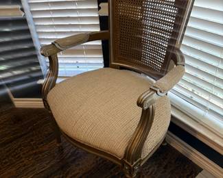 cane back side chair