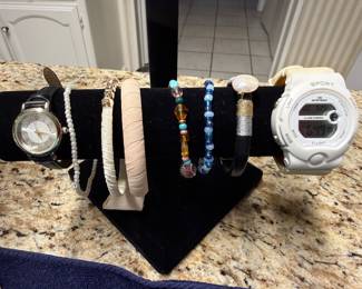 bracelets and watches
