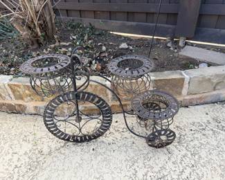 metal bicycle pot holder