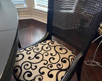 cane back chairs