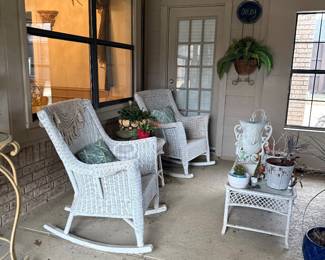 Wicker indoor/outdoor furniture