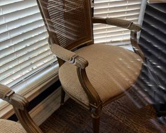 second cane back side chair