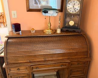 Roll top secretary desk
