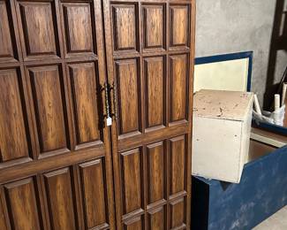 Vintage Storage Hutch and Chests