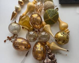 Vintage HandBlown Ornament Set - $50 all 