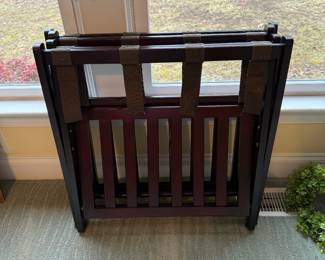 3 Wood Luggage Stands- $15 each 