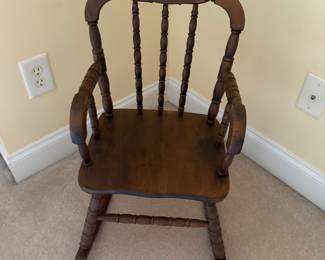 Child’s rocking chair -$25