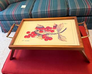 Decorative Wooden Breakfast Tray-$20