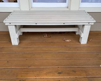 Wooden Outdoor Bench / $60