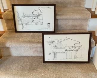Elmer Ladislaw Novotny Sketches- Signed 
12x18- 
$75 both 