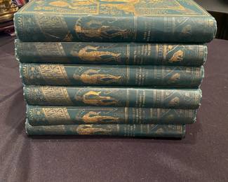 Charles Dickens Works Unabridged in 6 Cloth Volumes Published by P. F. Colliers- $100 