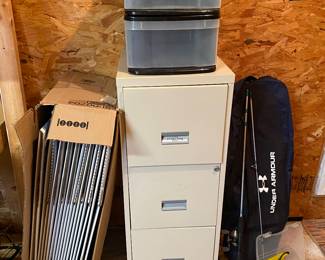 Miscellaneous items 
File Cabinet - $10