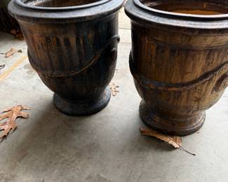 Concrete planters- $45 set 