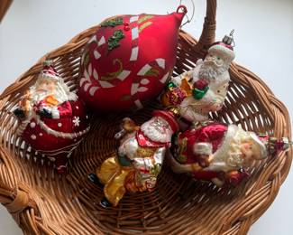 $25- glass ornaments 