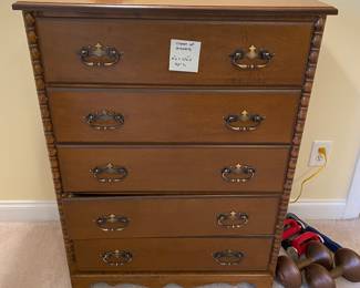 Solid wood dresser - $125