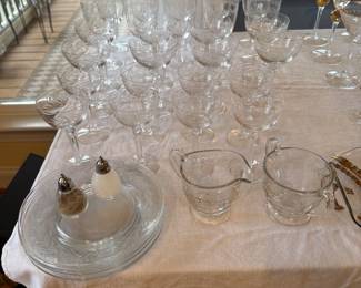 Vintage Fostoria  Set / set of 36- $75 for all 