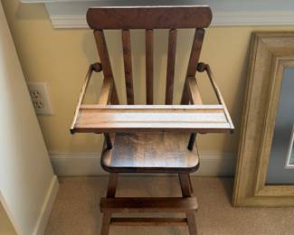 $50 antique high chair 