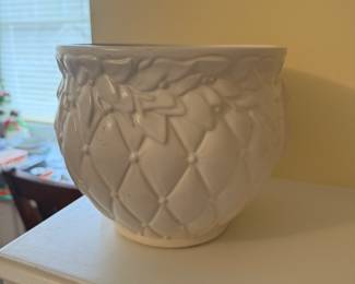 McCoy quilted ceramic Planter- $85 