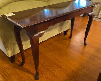 Mahogany Console Table - $75 
