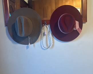 Resistol men’s cowboy hat 
Hat band
Ladies Bandit hat