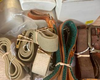 BSA belts & first aid