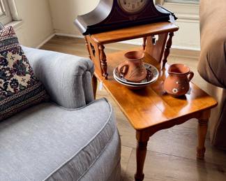 Colonial style end table