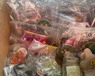 Tons of cool BSA Badges