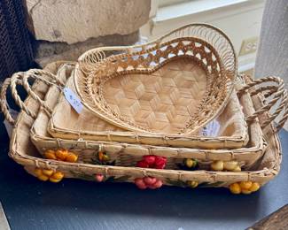 Sweet vintage baskets