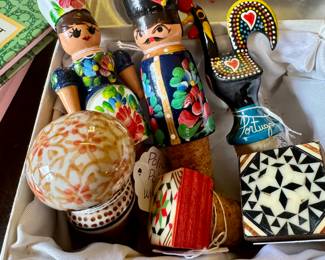 Wine stoppers from around the world